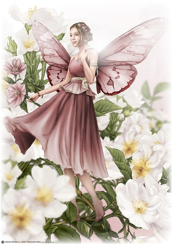 Ophelia Dark Pink A4