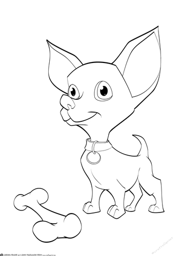 Chihuahua Digital Stamp