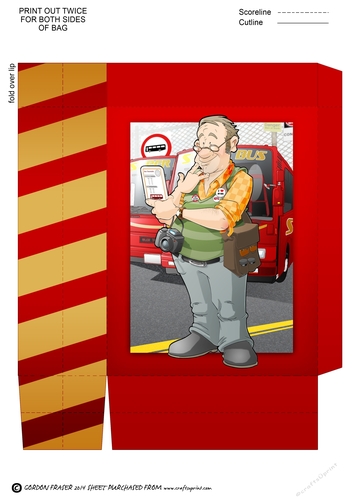 Bus Spotter Dude 1  Mini Gift Bag