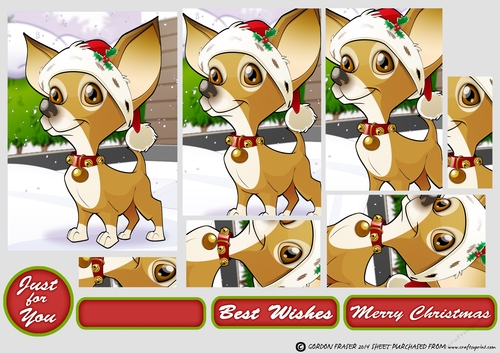 Chihuahua Christmas Pyramid