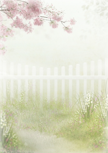 Guinevere Flower Garden Scene