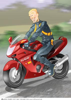 Biker Dude A4.
