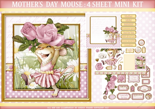Mothers Day Mouse 4 Sheet Mini Kit