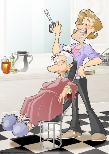 Hair Dresser Dude A4