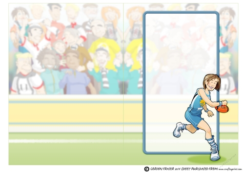 Aussie Rules Football Dudess Blue