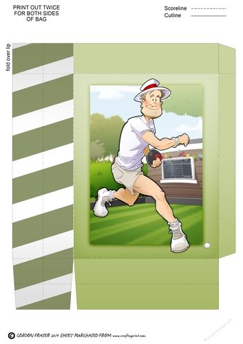 Lawn Bowls Dude 3 Mini Gift Bag
