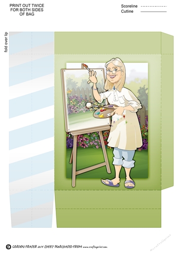 Artist Dudess Mini Gift Bag