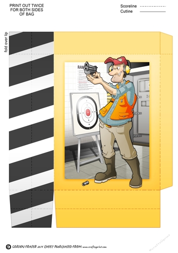 Shooting Range Dude mini Gift Bag