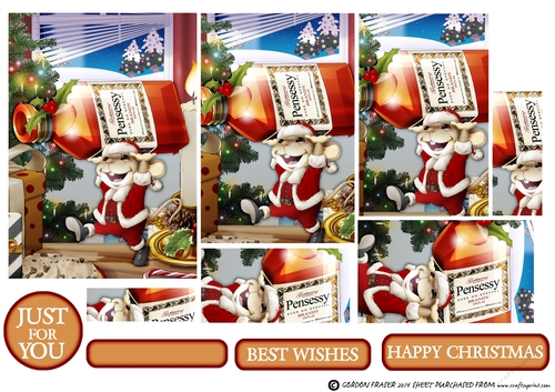 Mr Christmas Brandy Mouse Pyramid