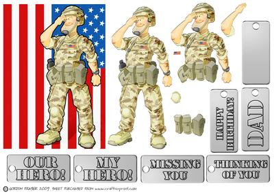 American Army Dude.