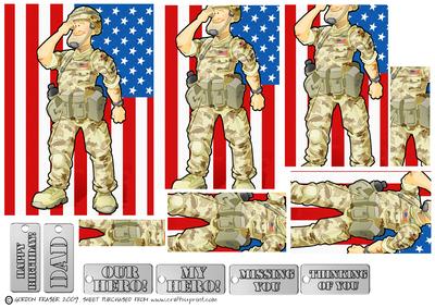 American Army Dude Pyramid.