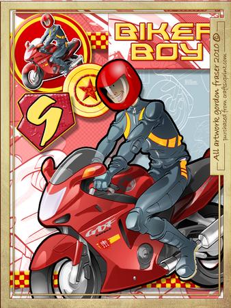 Biker Dude Red Kit.