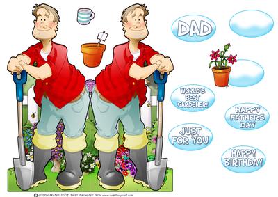 Gardening Dude Shaped.