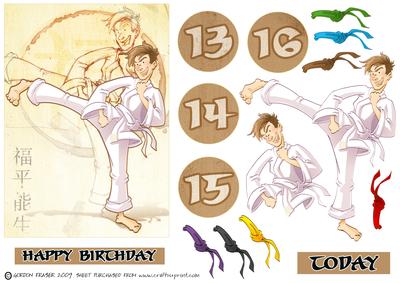 Karate Dude Quick Card.
