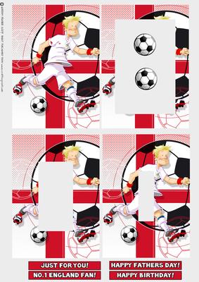Football Dude England Inverted Pyramid.