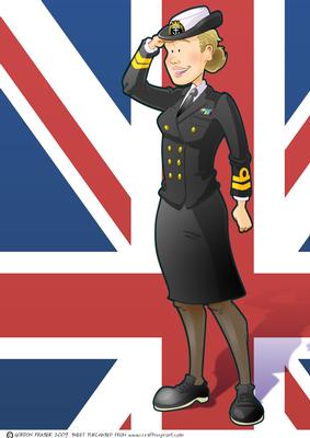 Wren Lady. (female Military) A4.