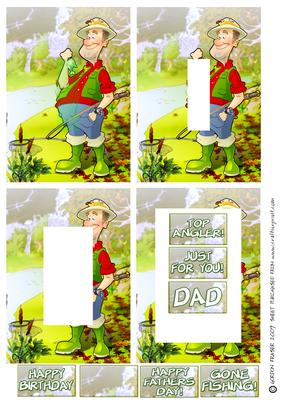 Fishing Dude Inverted Pyramid.
