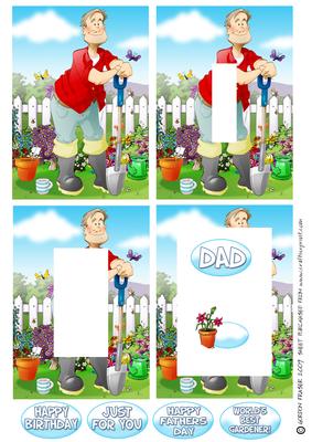 Gardening Dude. Inverted Pyramid