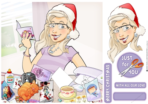 Christmas Crafter Queen 8x8