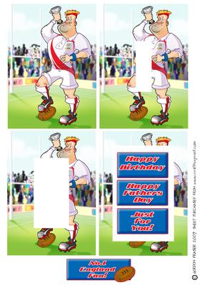 Rugby Dude England Inverted Pyramid.