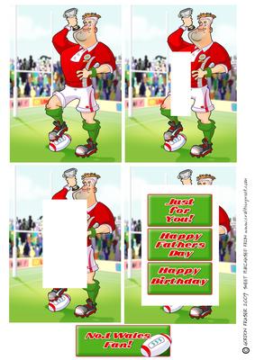 Rugby Dude Wales Inverted Pyramid.