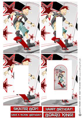 Skater Dude Inverted Pyramid.