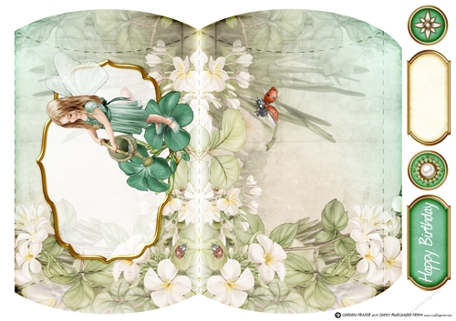 Forest Fairy Evie Mini Pillow Box Aqua
