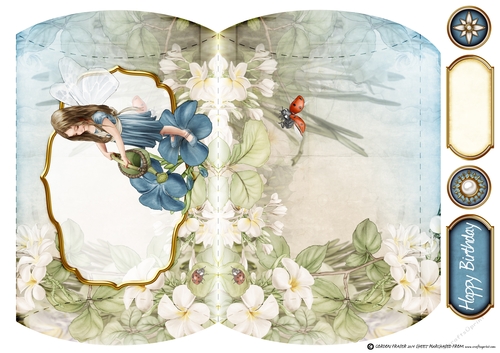 Forest Fairy Evie Mini Pillow Box Dark Blue