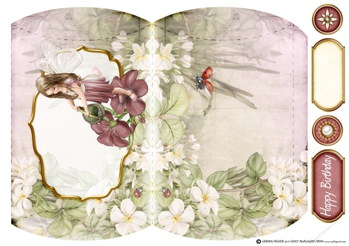 Forest Fairy Evie Mini Pillow Box Dark Pink