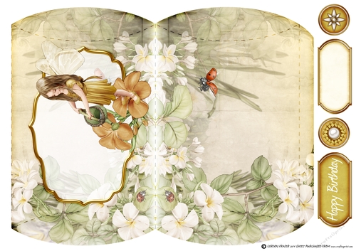 Forest Fairy Evie Mini Pillow Box Gold