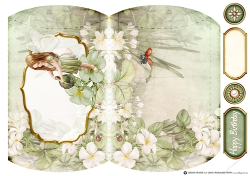 Forest Fairy Evie Mini Pillow Box Green