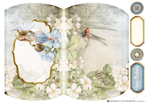 Forest Fairy Evie Mini Pillow Box Light Blue