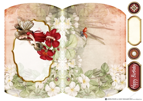 Forest Fairy Evie Mini Pillow Box Red