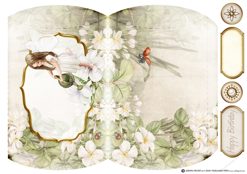 Forest Fairy Evie Mini Pillow Box White