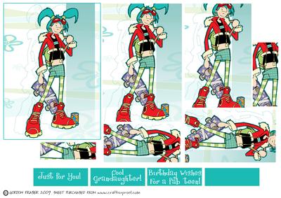 Teen Cool Girl! Inverted Pyramid.