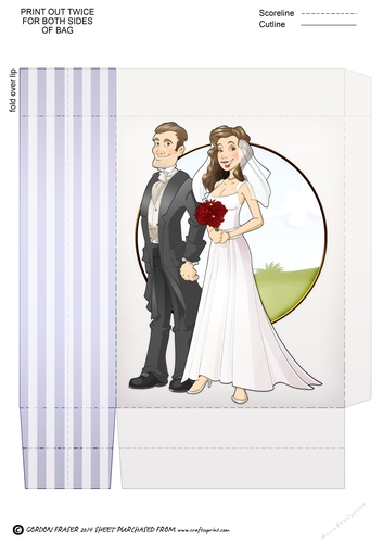 Just Married 2 Mini Gift Bag