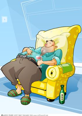 Lazy Dad Dude A4.