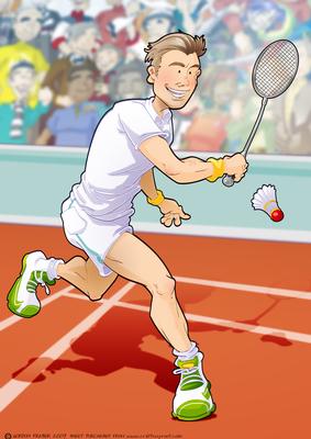 Badminton Dude A4.