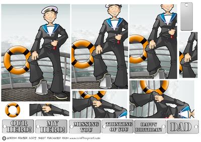 Navy Sailor Dude Pyramid.