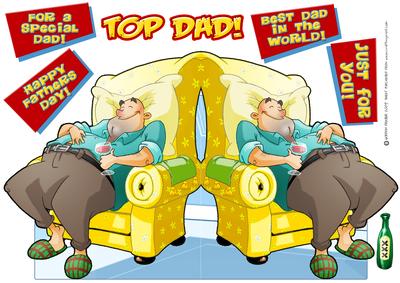 Lazy Dad Dude Shaped.