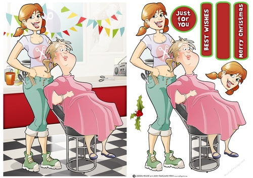 Hairdresser Dudess Christmas