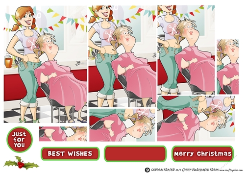 Hairdresser Dudess Christmas Pyramid