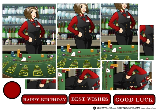 Card Croupier Dudess Pyramid