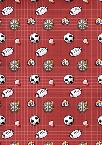 Sports Paper Red