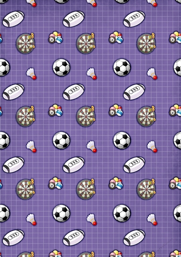 Sports Paper Purple