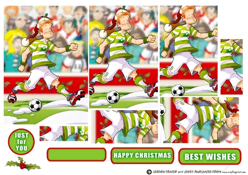 White and Green Footballer Dude Pyramid