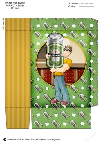 Lager Dude Mini Gift Bag
