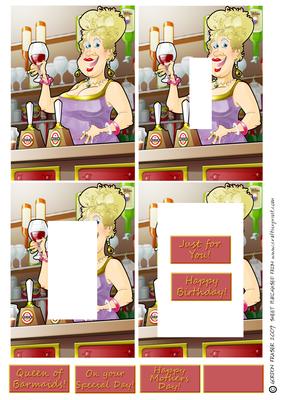 Barmaid of the Year! Inverted Pyramid.