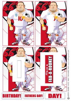 England Footballer Dude Ii Inverted Pyramid.