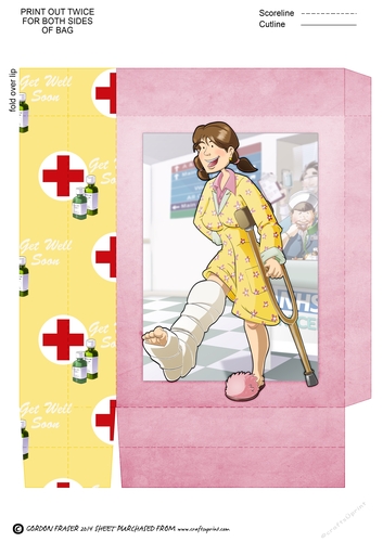 Get Well Soon Dudess 3 Mini Gift Bag